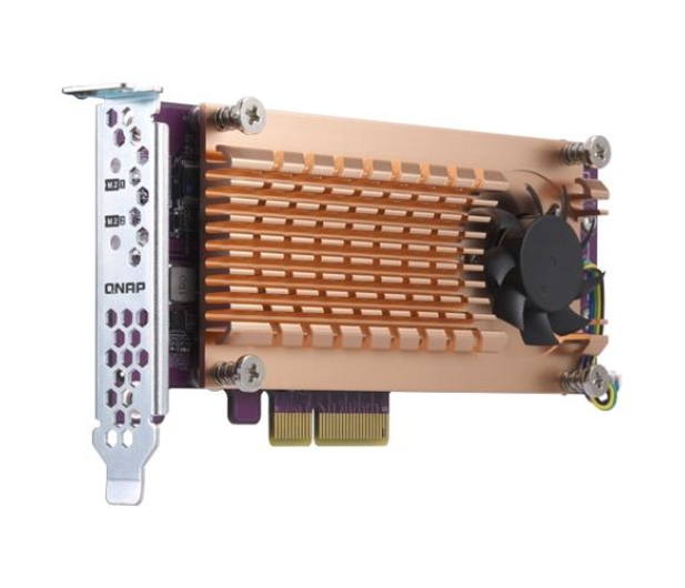 QNAP QM2-2P-384 (2x SSD M.2 22110/2280 NVMe) - 434489 - zdjęcie